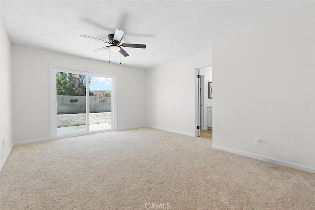 67305 Verona Rd, Cathedral City, CA 92234 - carpeted empty room featuring ceiling fan and baseboards