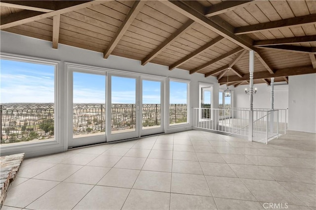 4101 Paseo De Las Tortugas, Torrance, CA 90505 - unfurnished sunroom with plenty of natural light and a chandelier