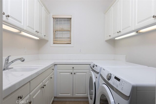 26 Via Fontibre, San Clemente, CA 92673 - laundry room featuring washing machine and clothes dryer and cabinet space