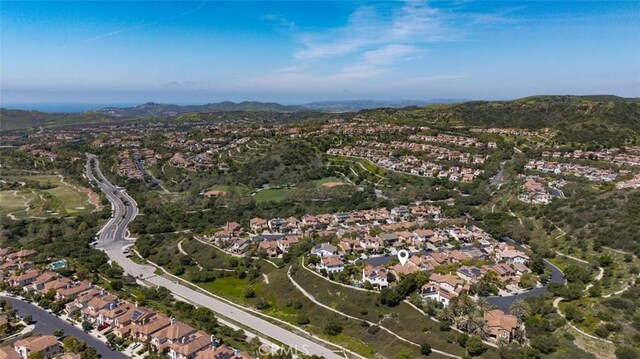 26 Via Fontibre, San Clemente, CA 92673 - aerial view of property and surrounding area featuring nearby suburban area and a mountainous background