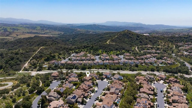 26 Via Fontibre, San Clemente, CA 92673 - aerial view of property and surrounding area with nearby suburban area and a mountain backdrop