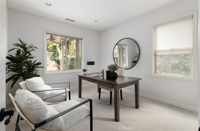 26 Via Fontibre, San Clemente, CA 92673 - office space featuring light carpet, baseboards, and recessed lighting