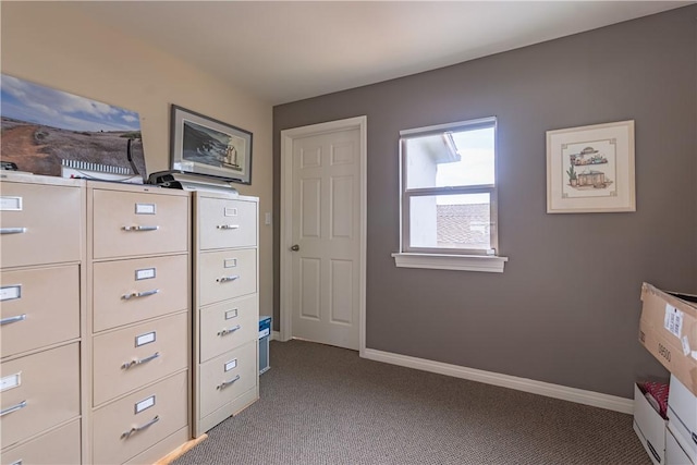 interior space with baseboards