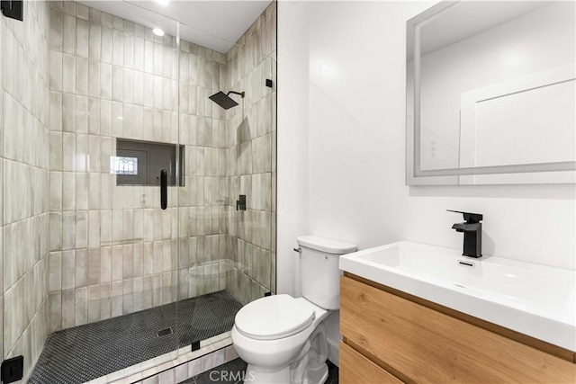 4926 Templeton St, Los Angeles, CA 90032 - full bathroom with toilet, a shower stall, and vanity