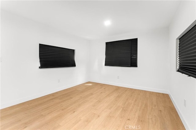 4926 Templeton St, Los Angeles, CA 90032 - empty room with light wood-style floors and baseboards
