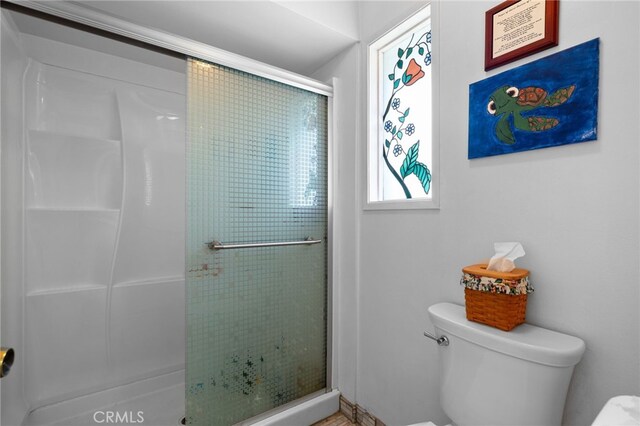 3406 Elm St, Bakersfield, CA 93301 - full bath featuring toilet and a shower stall