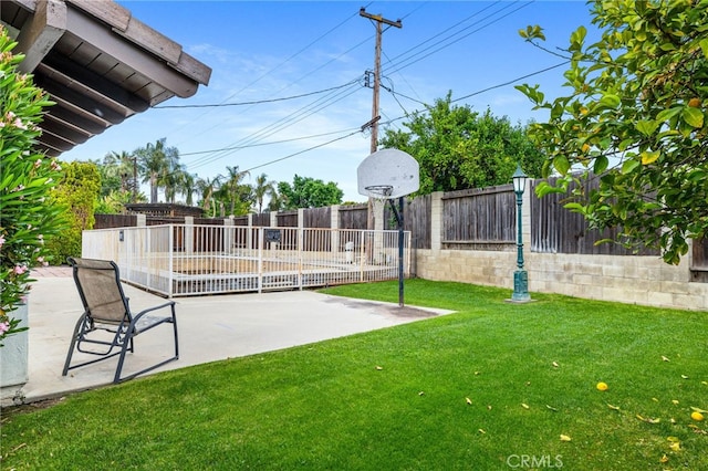 3406 Elm St, Bakersfield, CA 93301 - view of yard with a patio and a fenced backyard