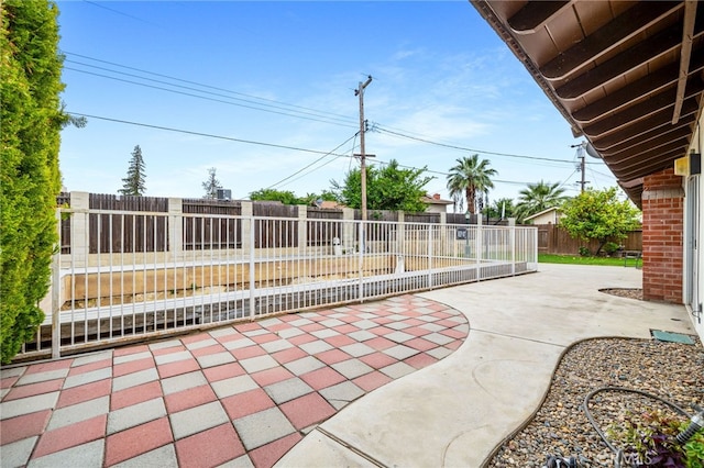 3406 Elm St, Bakersfield, CA 93301 - view of patio / terrace with a fenced backyard