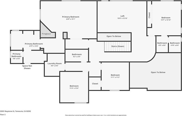 33931 Baystone St, Temecula, CA 92592 - view of home floor plan
