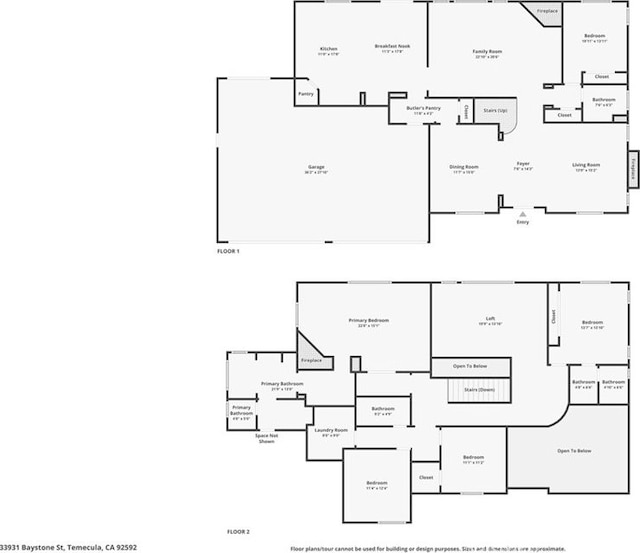 33931 Baystone St, Temecula, CA 92592 - view of property floor plan
