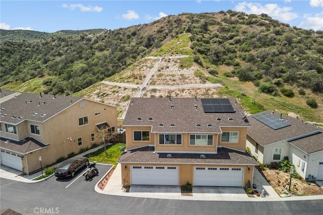 26145 Gravett Pl, Saugus, CA 91350 - drone / aerial view featuring a mountain view