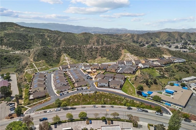 26145 Gravett Pl, Saugus, CA 91350 - birds eye view of property featuring a mountain view and a residential view