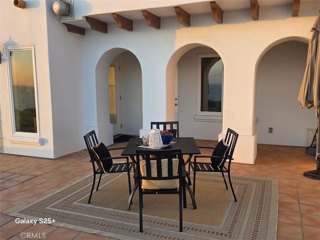 412 Arenoso Ln Unit 102, San Clemente, CA 92672 - view of patio featuring outdoor dining space