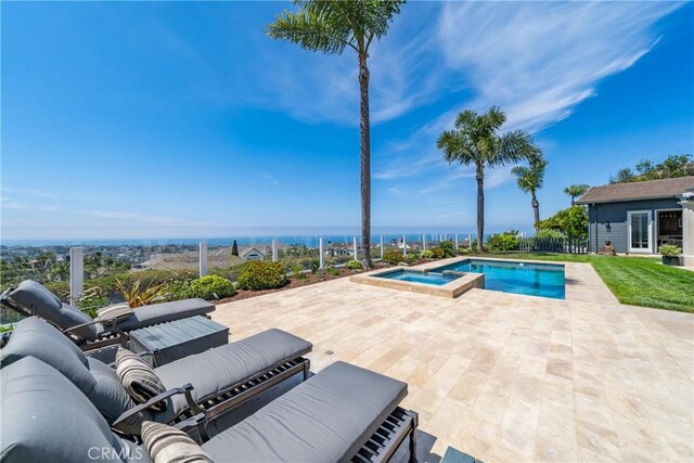 2009 Via Aguila, San Clemente, CA 92673 - view of pool with a patio and a pool with connected hot tub