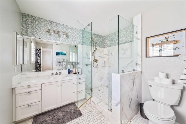 2009 Via Aguila, San Clemente, CA 92673 - full bathroom featuring a marble finish shower and vanity