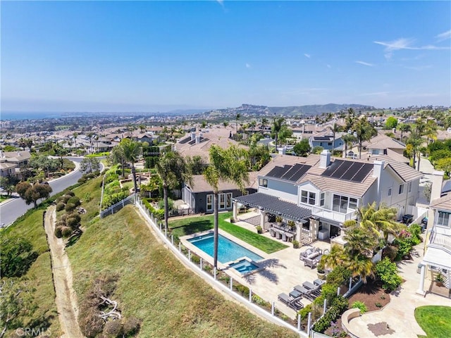 2009 Via Aguila, San Clemente, CA 92673 - aerial perspective of suburban area featuring a pool