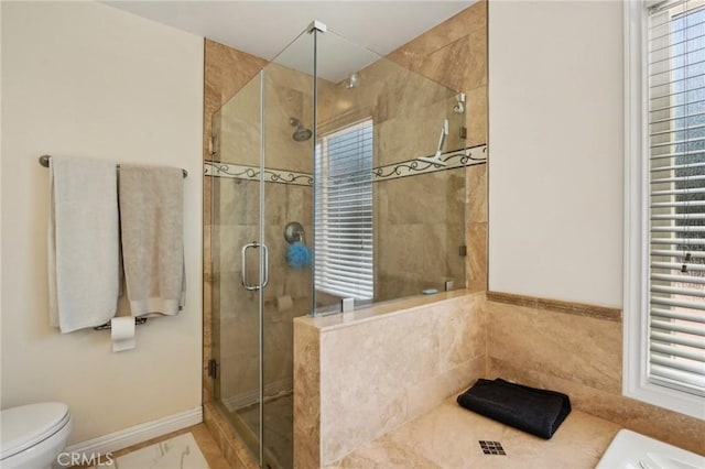 10313 Christine Pl, Chatsworth, CA 91311 - full bathroom featuring toilet and a shower stall