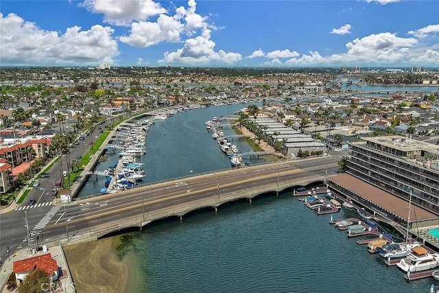 5455 E Sorrento Dr, Long Beach, CA 90803 - aerial view with a water view