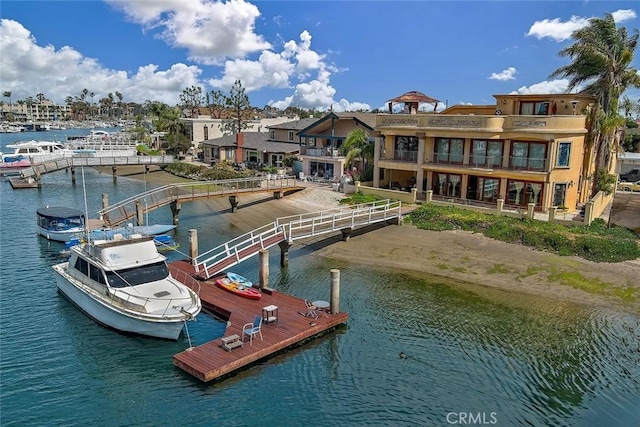 5455 E Sorrento Dr, Long Beach, CA 90803 - dock area featuring a water view