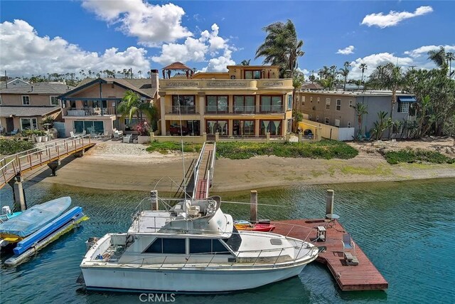 5455 E Sorrento Dr, Long Beach, CA 90803 - view of dock with a water view