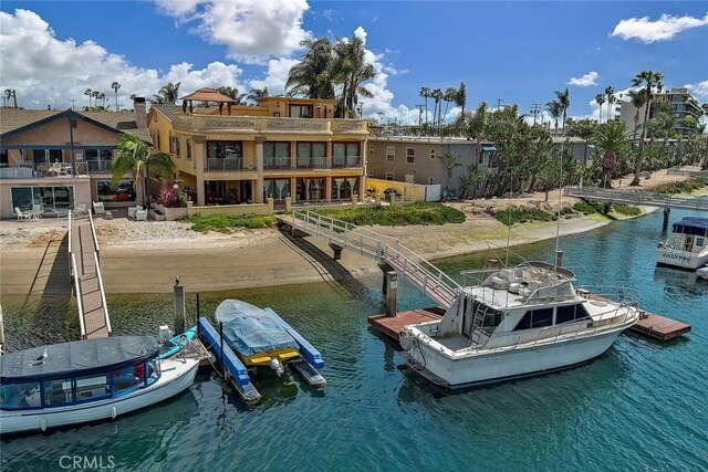 5455 E Sorrento Dr, Long Beach, CA 90803 - dock area featuring a water view