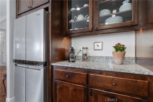 1835 Rancho Lomas Way, San Miguel, CA 93451 - bar featuring freestanding refrigerator