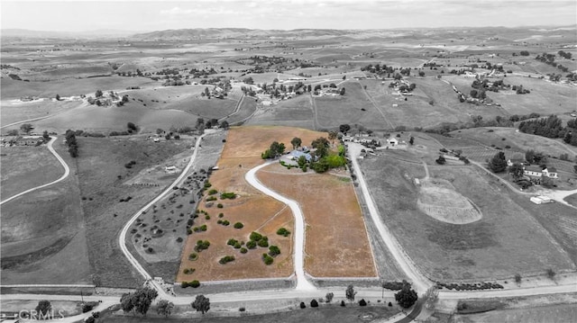 1835 Rancho Lomas Way, San Miguel, CA 93451 - aerial view of property's location with a mountain backdrop