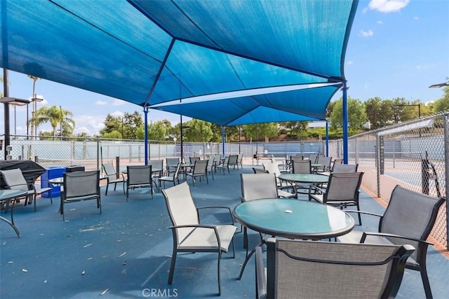5472 Paseo Del Lago E Unit B, Laguna Woods, CA 92637 - view of patio / terrace with fence