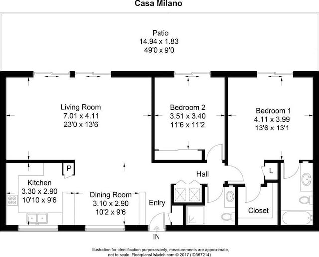 5472 Paseo Del Lago E Unit B, Laguna Woods, CA 92637 - floor plan / room layout