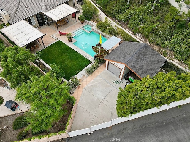 drone / aerial view