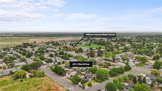 651 S Merrill Ave, Willows, CA 95988 - drone / aerial view
