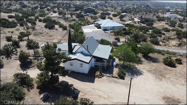 8581 Montara Rd, Pinon Hills, CA 92372 - birds eye view of property with a desert view
