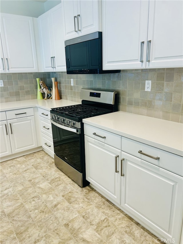 36225 Beacon Light Way, Wildomar, CA 92595 - kitchen featuring white cabinets, light countertops, and stainless steel appliances