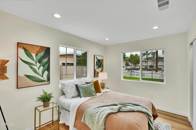 17632 E Covina Blvd, Covina, CA 91722 - bedroom featuring wood finished floors and recessed lighting