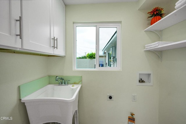 17632 E Covina Blvd, Covina, CA 91722 - washroom featuring cabinet space, washer hookup, and hookup for an electric dryer