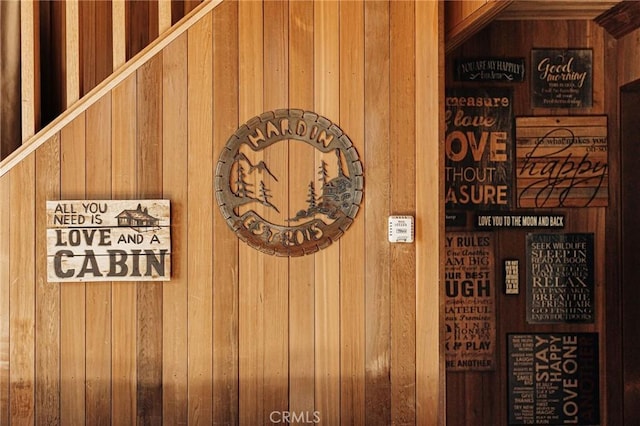 879 Orange Ave, Sugarloaf, CA 92386 - interior details featuring wooden walls