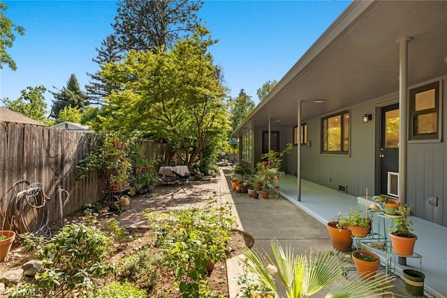 1273 E 7th St, Chico, CA 95928 - fenced backyard with a patio area