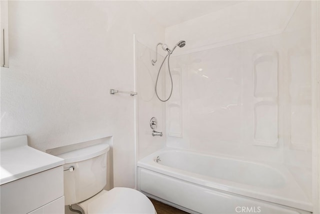 1617 Hemlock St, Chico, CA 95928 - bathroom featuring toilet, shower / washtub combination, and vanity