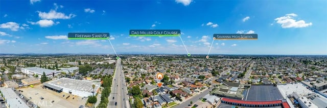 drone / aerial view
