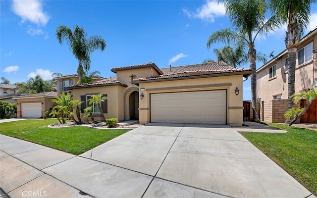 29855 Bay View Way, Menifee, CA 92584 - mediterranean / spanish home with stucco siding, driveway, and an attached garage