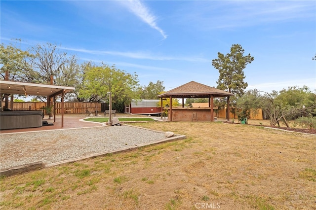 28646 Patti Ln, Menifee, CA 92585 - view of yard with a gazebo