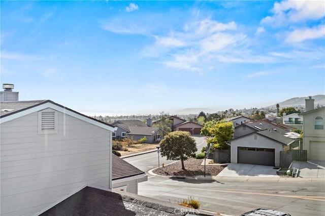 105 Joyce Way, Pismo Beach, CA 93449 - exterior space with a garage, a residential view, driveway, and a mountain view