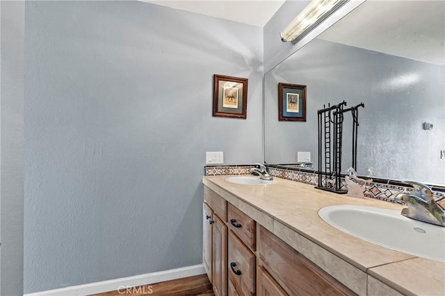 105 Joyce Way, Pismo Beach, CA 93449 - bathroom with double vanity and wood finished floors