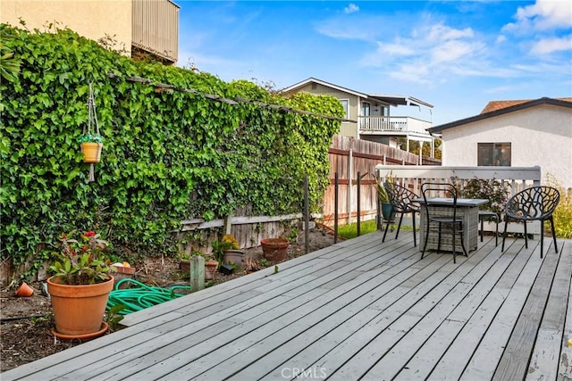 105 Joyce Way, Pismo Beach, CA 93449 - wooden terrace with outdoor dining area