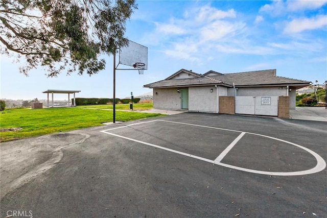 105 Joyce Way, Pismo Beach, CA 93449 - view of basketball court with a lawn and community basketball court