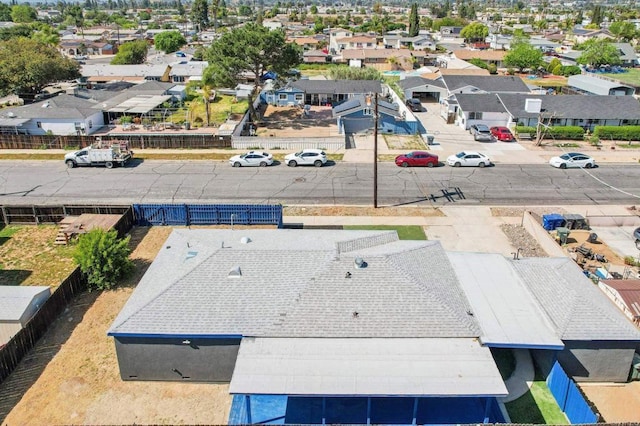 bird's eye view featuring a residential view