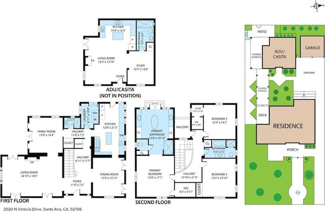 2020 N Victoria Dr, Santa Ana, CA 92706 - property floor plan