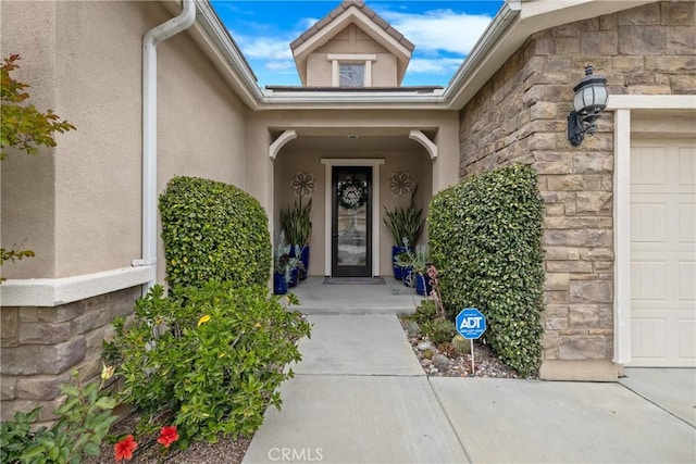 28934 Rangeview Dr, Murrieta, CA 92563 - entrance to property with stone siding and stucco siding