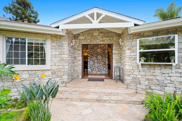3161921 Via Puerta Del Sol, Bonsall, CA 92003 - entrance to property featuring stone siding