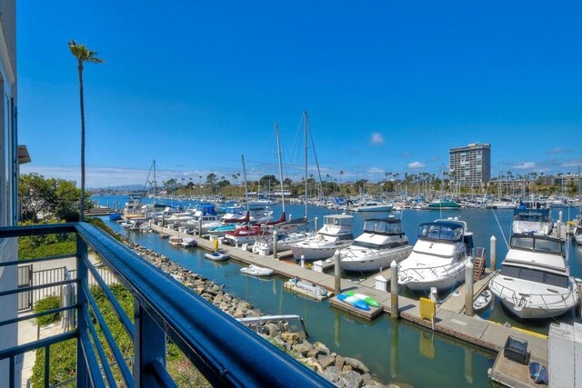 1202 N Pacific St Unit 201B, Oceanside, CA 92054 - exterior space with a boat dock